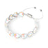 Regenbogen-Herzschnur | Feenglas-Charmballa-Armband
